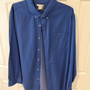 Men's Blue Button Down Shirt